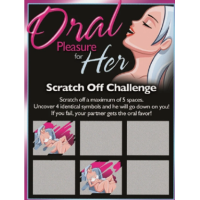 Oral Pleasure for Her Sex Scratch card